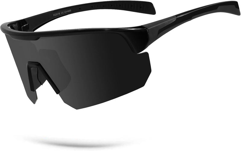BangLong Polarized Sports Sunglasses for Men Women - UV Protection Sun Glasses for Running Baseball Cycling Bike Fishing - Image 1